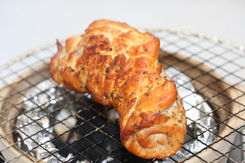 土鍋スモークチキンを作る