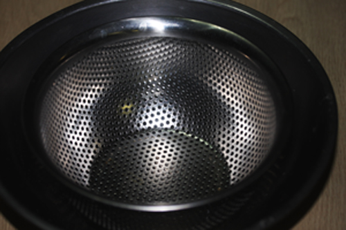 ザルでカードをこす